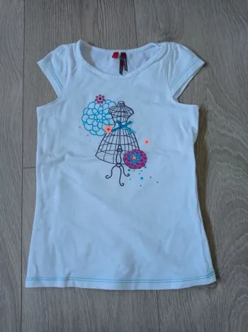 Tee shirt blanc Orchestra 3 ans
