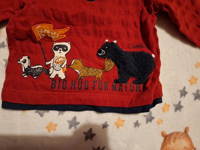 Tee-shirt Creeks rouge - photo numéro 3