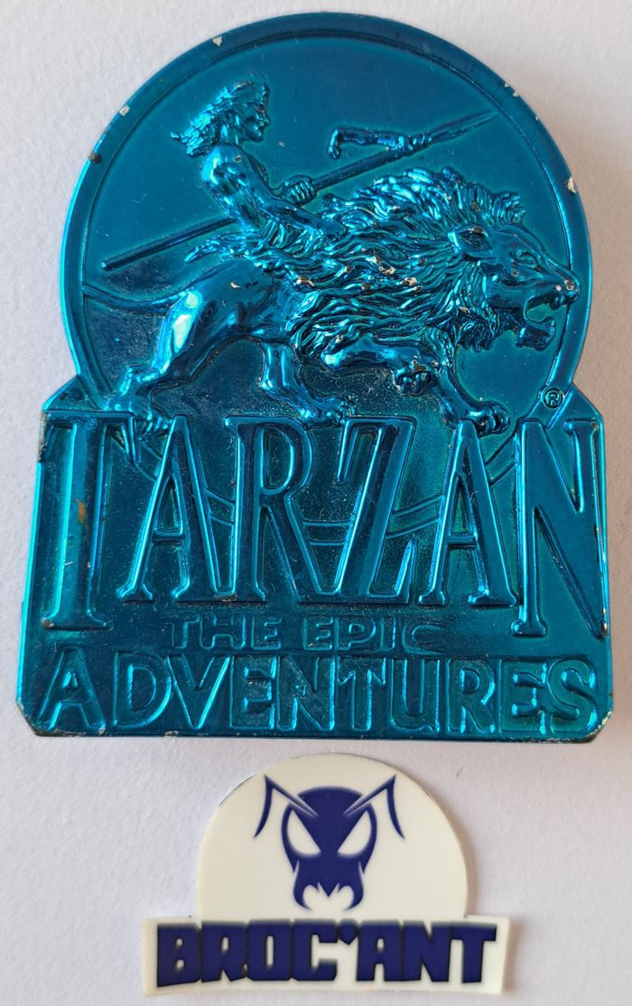 Badge figurine Tarzan The Epic Adventures Trendmasters 1995