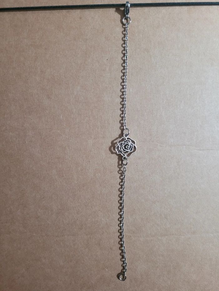 Bracelet en acier inoxydable argenté