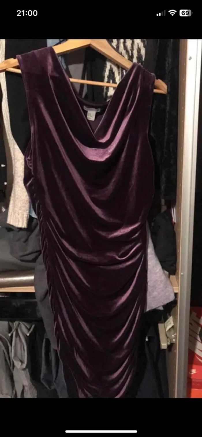 #Robe soirée velours - photo numéro 4