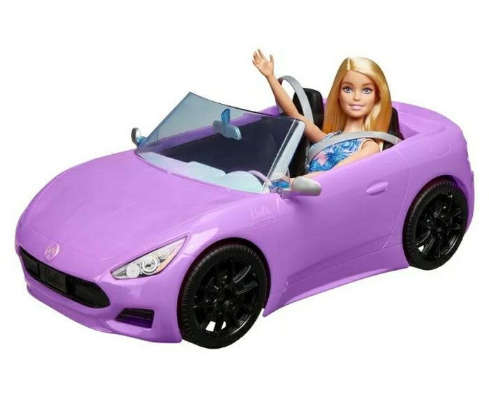 BARBIE ET SA DÉCAPOTABLE MATTEL - photo numéro 4