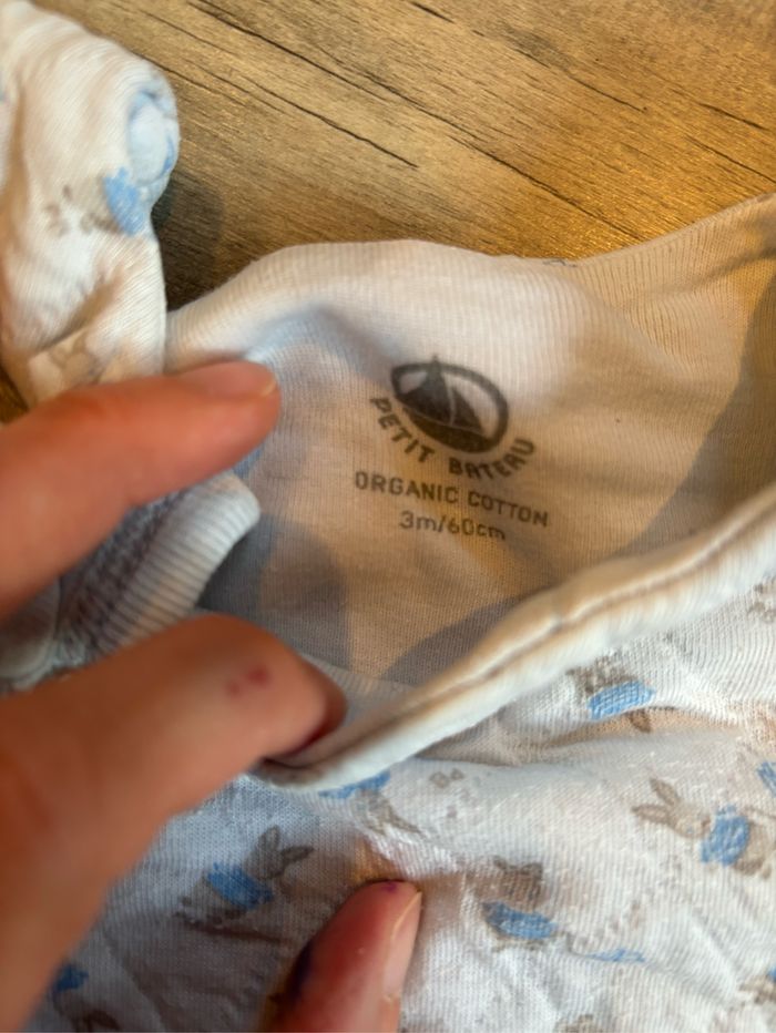 Combinaison lapin petit bateau 3M - photo numéro 3