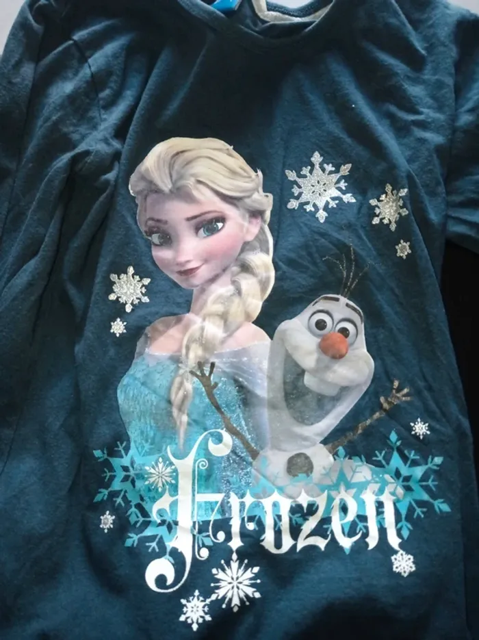 Pyjama 2 pièces reine des neiges - photo numéro 2