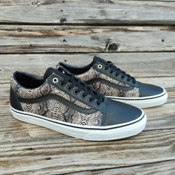 Vans Oldskool vintage sneakers black khaki 40.5