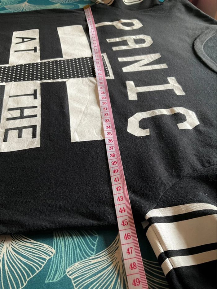 T-shirt noir Manhead Panic at the Disco ! Las Vegas Nevada taille XS 413 - photo numéro 3