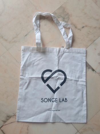 Songe Lab tote bag blanc en tbe