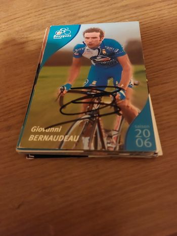 Coureurs cyclismes giovanni bernaudeau 