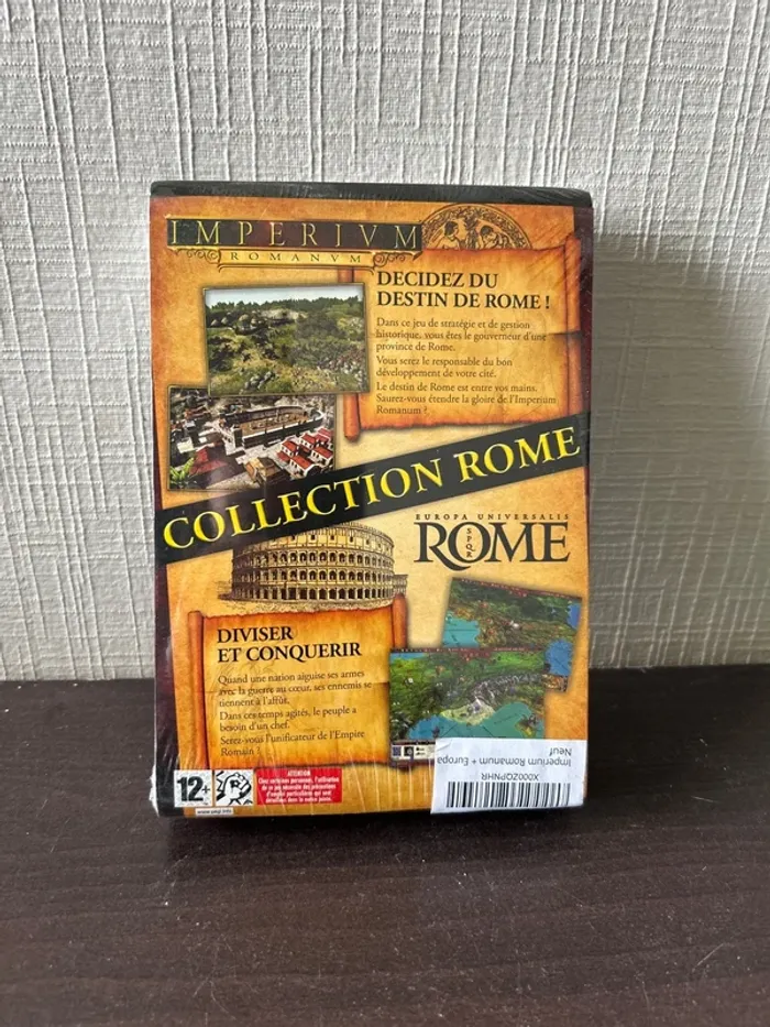 Lot de 2 jeux PC - collection Rome - neuf - photo numéro 2