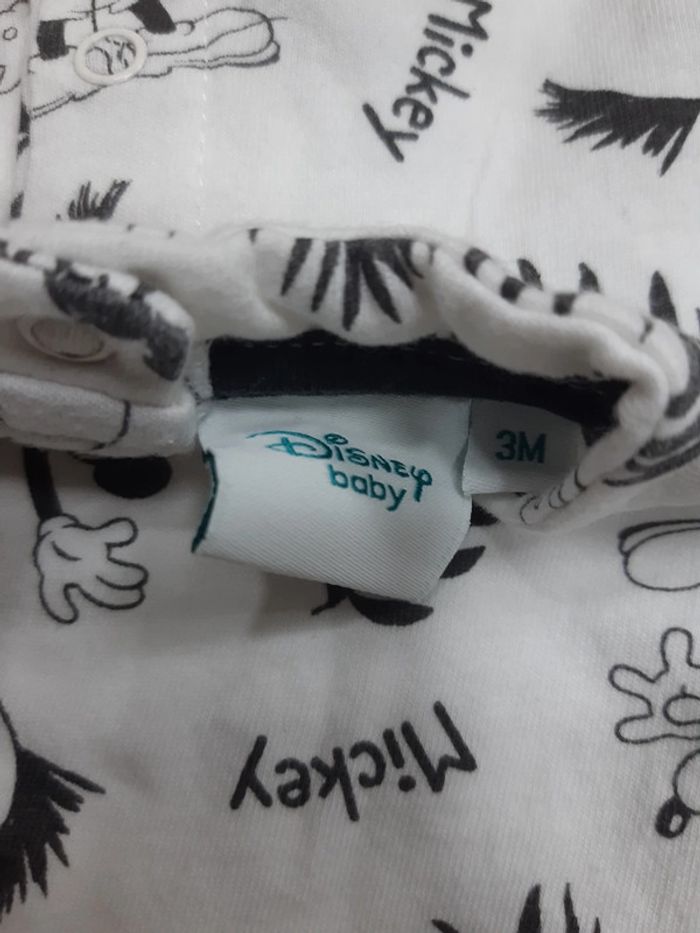 Tee shirt Mickey Disney 3 mois - photo numéro 3