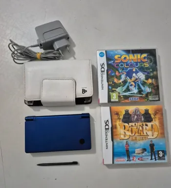 Console Nintendo ds dsi bleu métallisé et jeux