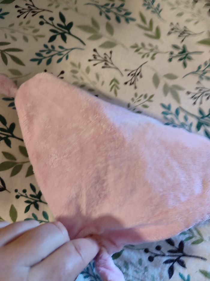 Doudou ours rose mots d'enfants - photo numéro 4