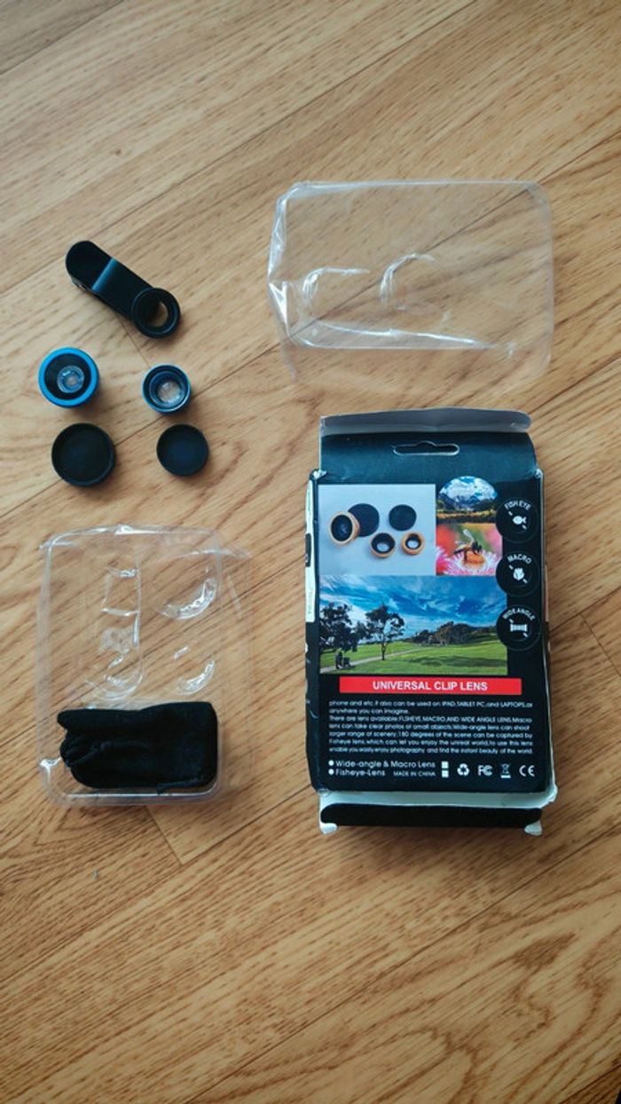 Accessoires photo pour téléphone portable (objectifs)