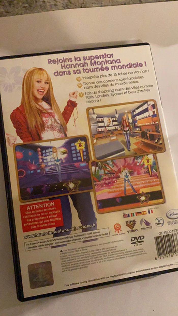 hannah Montana en tournée mondiale ps2 - photo numéro 3