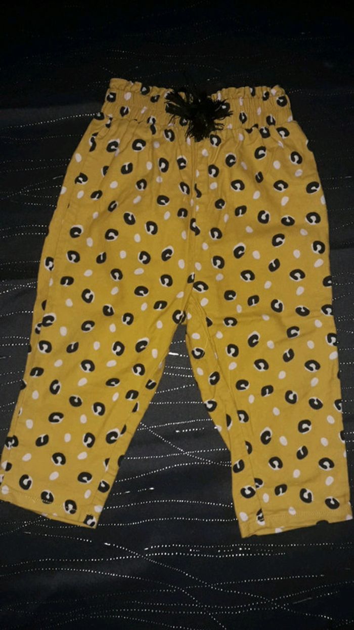 Lot de 2 pantalons jaune - photo numéro 3