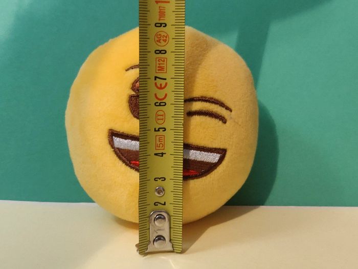Peluche smiley - environ 9 cm - photo numéro 2