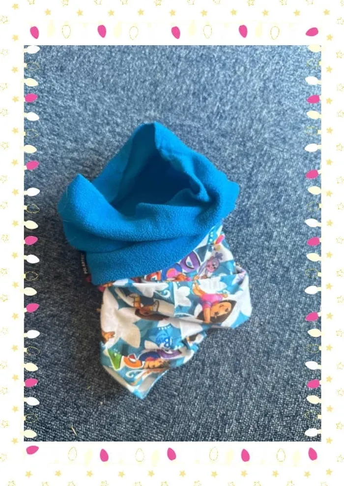 Snood Polaire & Tissu  Dora l’Exploratrice - photo numéro 4