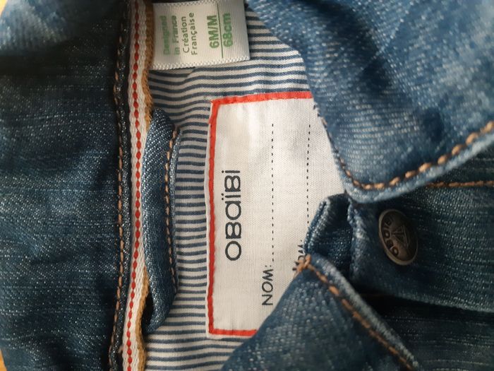 Veste en jean 6 mois - photo numéro 4