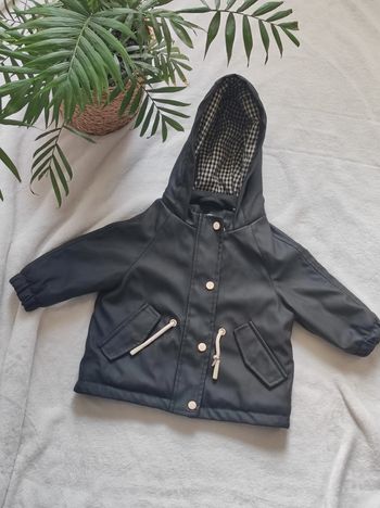 Parka imperméable mango taille 9/12mois