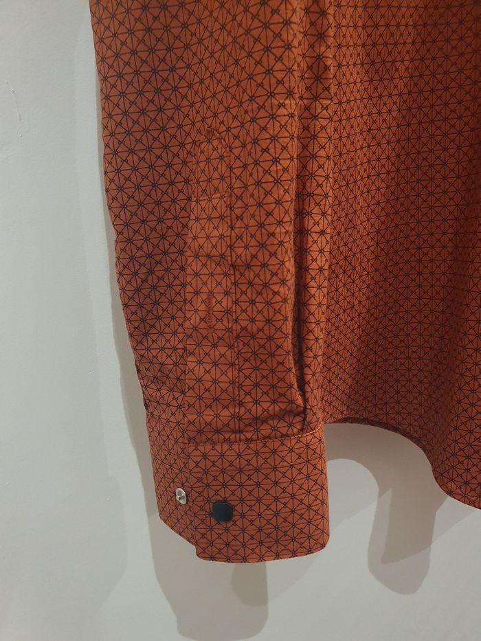 Chemise Orange terracotta Taille S (taille petit) - photo numéro 3