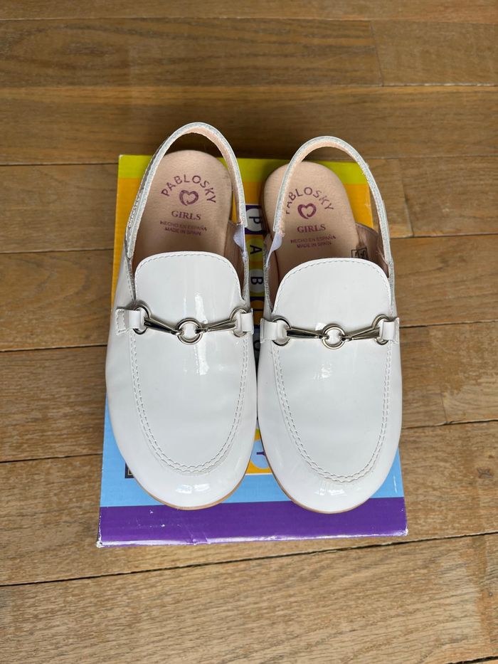 Chaussures vernies blanches Pablosky 31