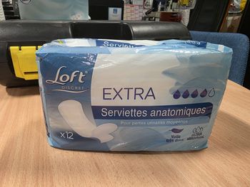Serviettes fuites urinaire