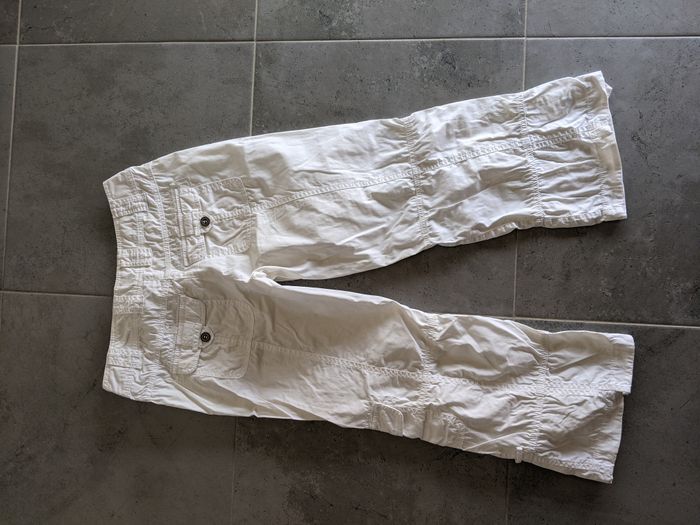 Pantacourt blanc - photo numéro 2