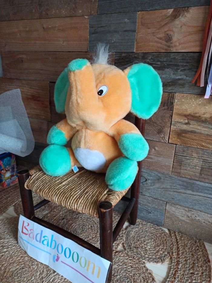 peluche éléphant Dalber vintage tbe - photo numéro 2