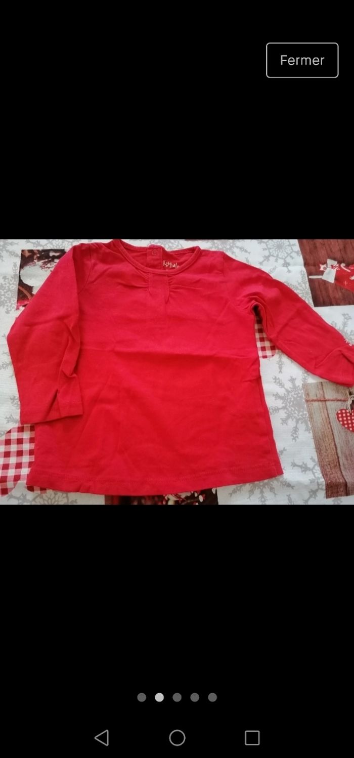 Lot 4 t-shirts manche longue - photo numéro 2