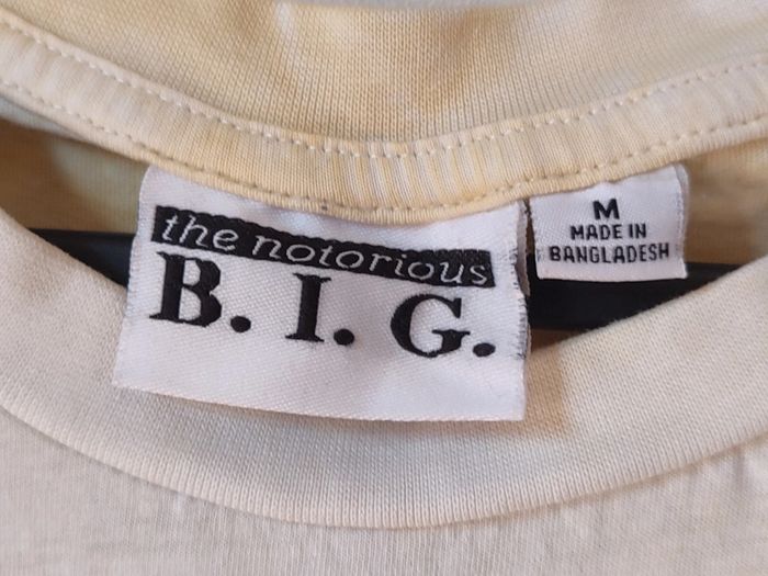 Tee-shirt Biggie small , Notorious big ,BIG taille M - photo numéro 4