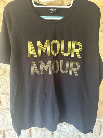 Tee shirt noir MS mode