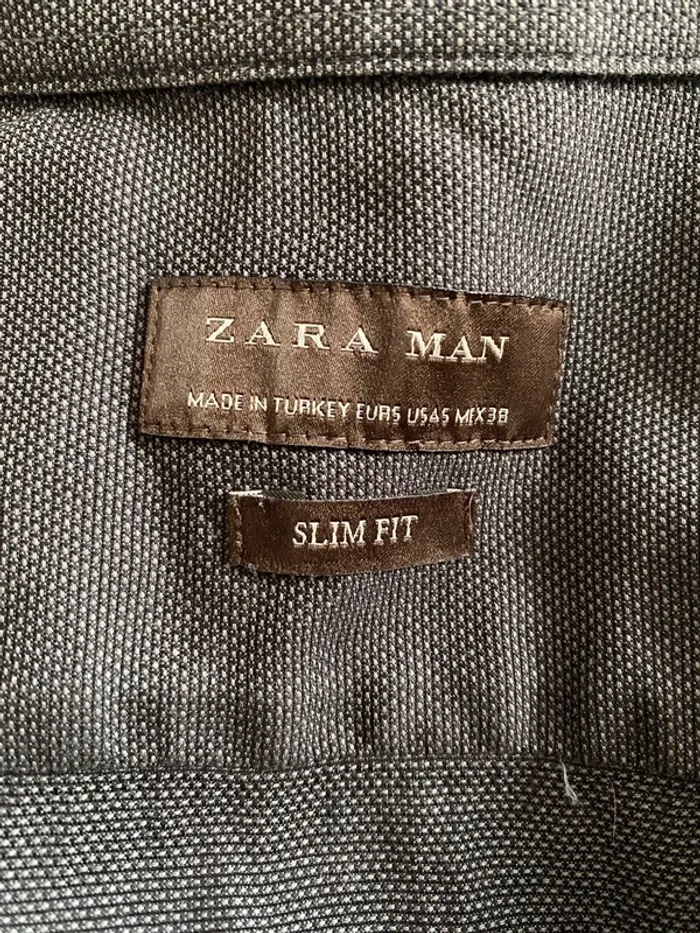 Chemise manches longues à pois Zara - photo numéro 3