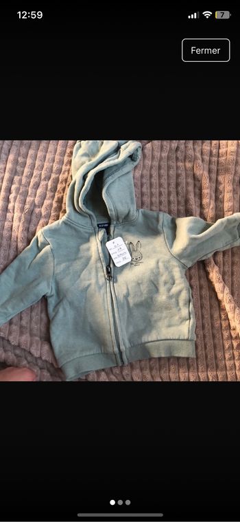 Veste zippée capuche