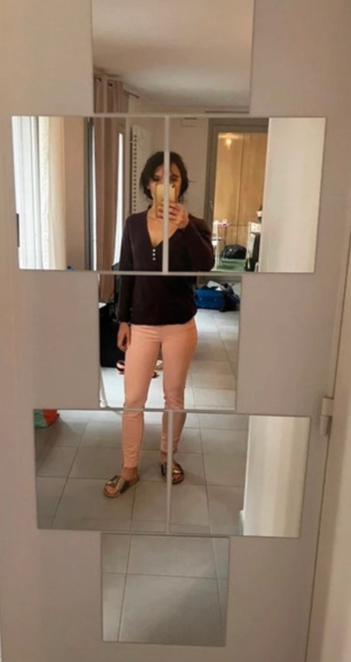 Pantalon slim rose - photo numéro 5