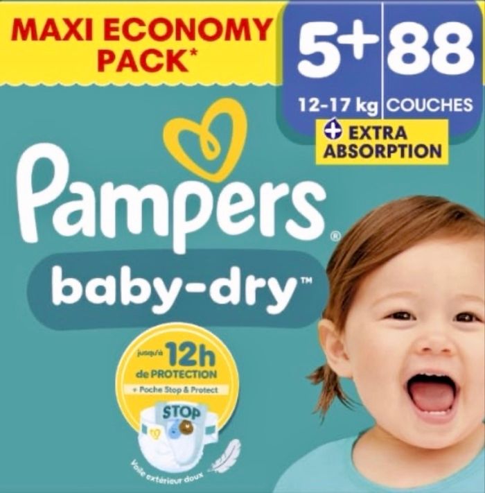 Pampers taille 5+ couches