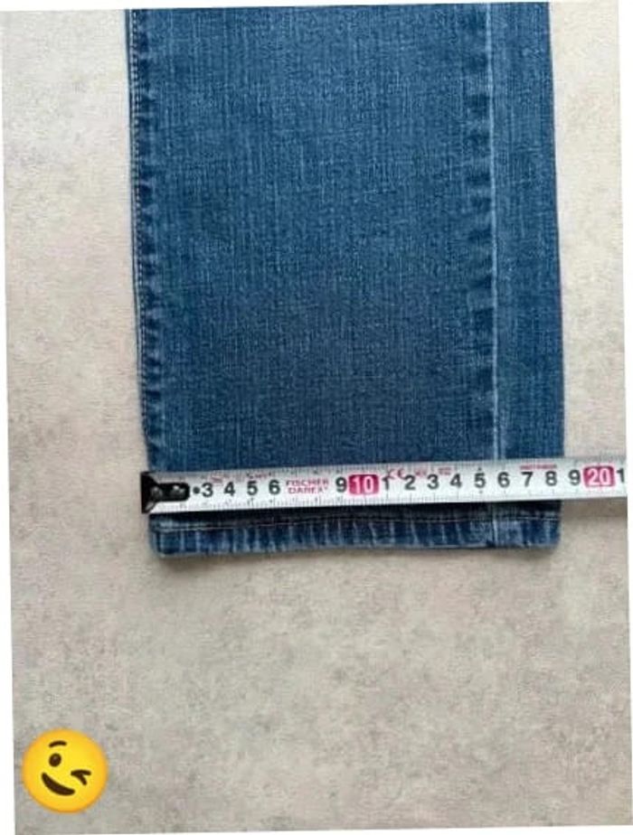Jeans Levi's W28 FR38 coupe droite bleu Femme Women pan330b - photo numéro 5