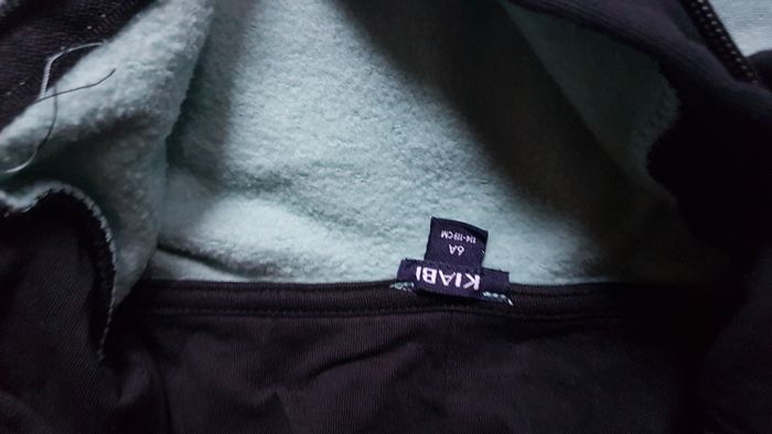 Sweat polaire à capuche garçon 6 ans vert Kiabi - photo numéro 3