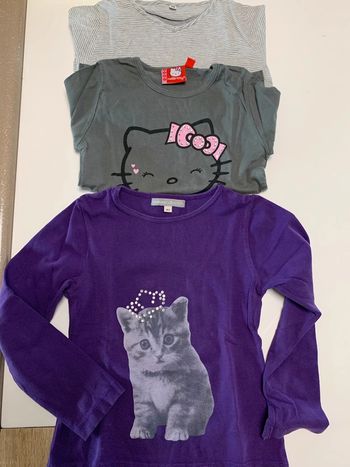 Lot tee shirt manches longues