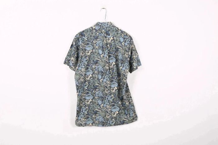 Chemisette vintage 90's en coton motif fleurs (#240662) - photo numéro 2