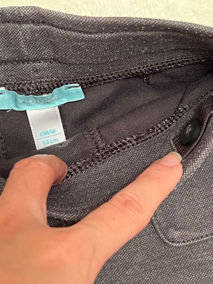 Lot pantalon Obaïbi taille 6 mois - photo numéro 2