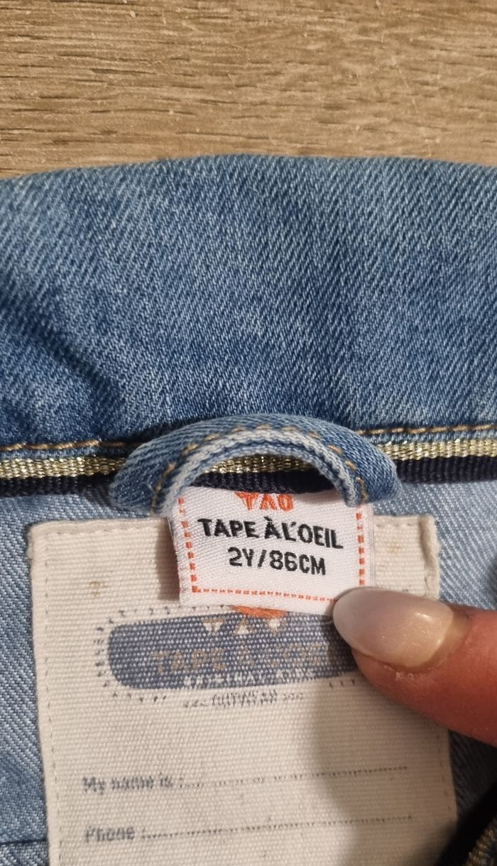 Veste en jeans TAO 24 mois - photo numéro 4