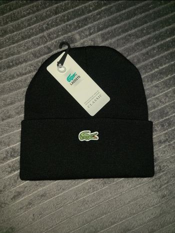 Bonnet Lacoste noir 