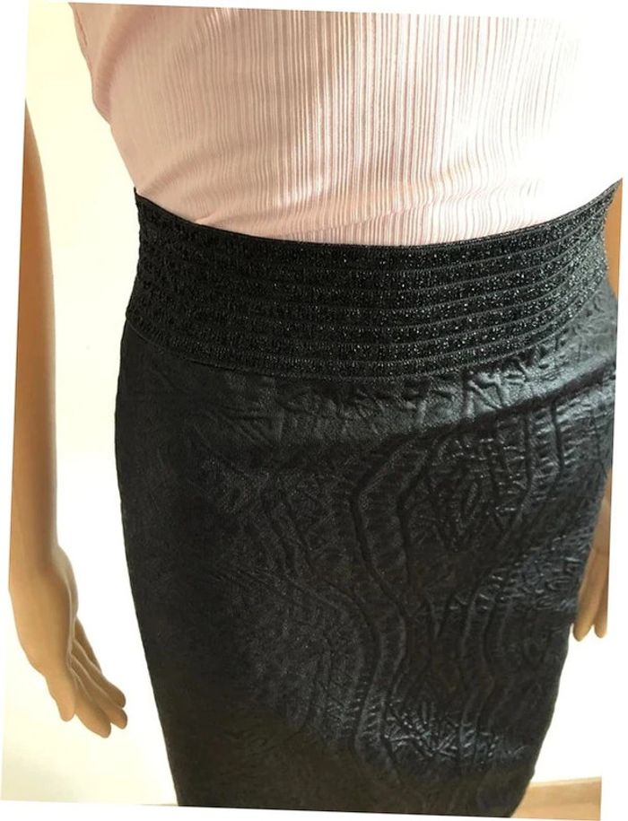 Jupe noire mi longue Morgan taille M jamais portée (taille grand) - photo numéro 5