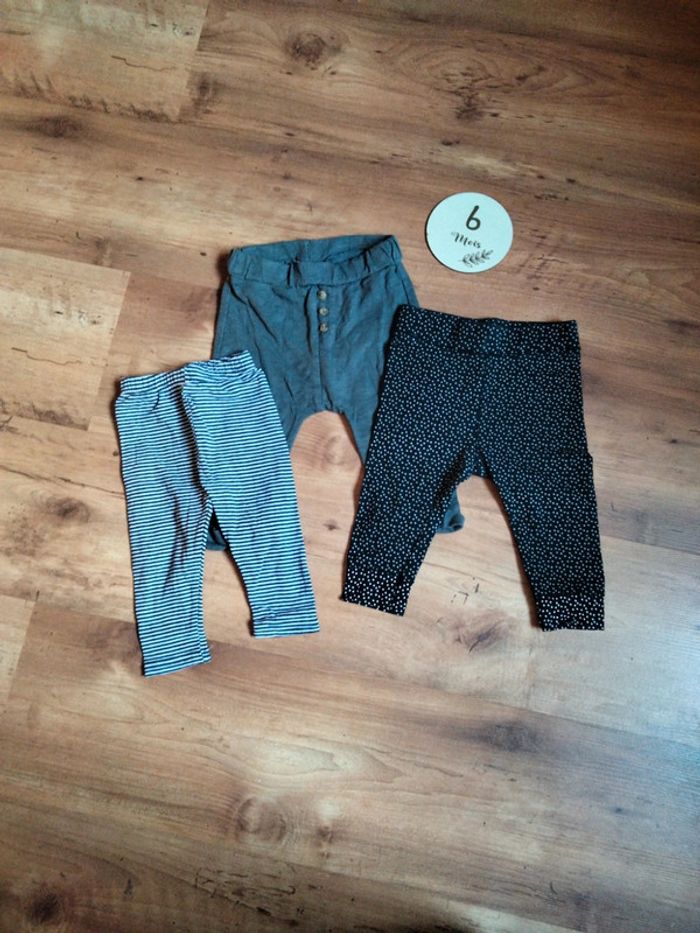 Lot leggings fille