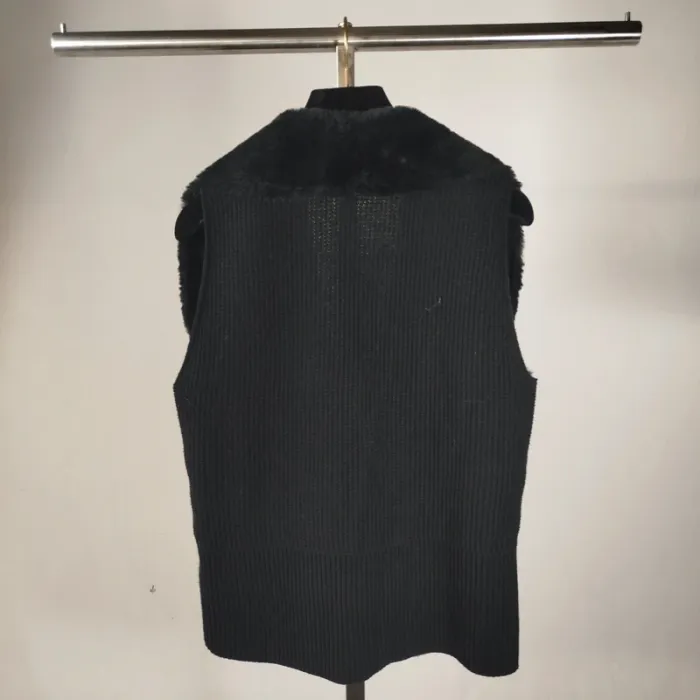 Gilet sans manche fourrure et tricot - Betty Barclay TU A075 - photo numéro 6