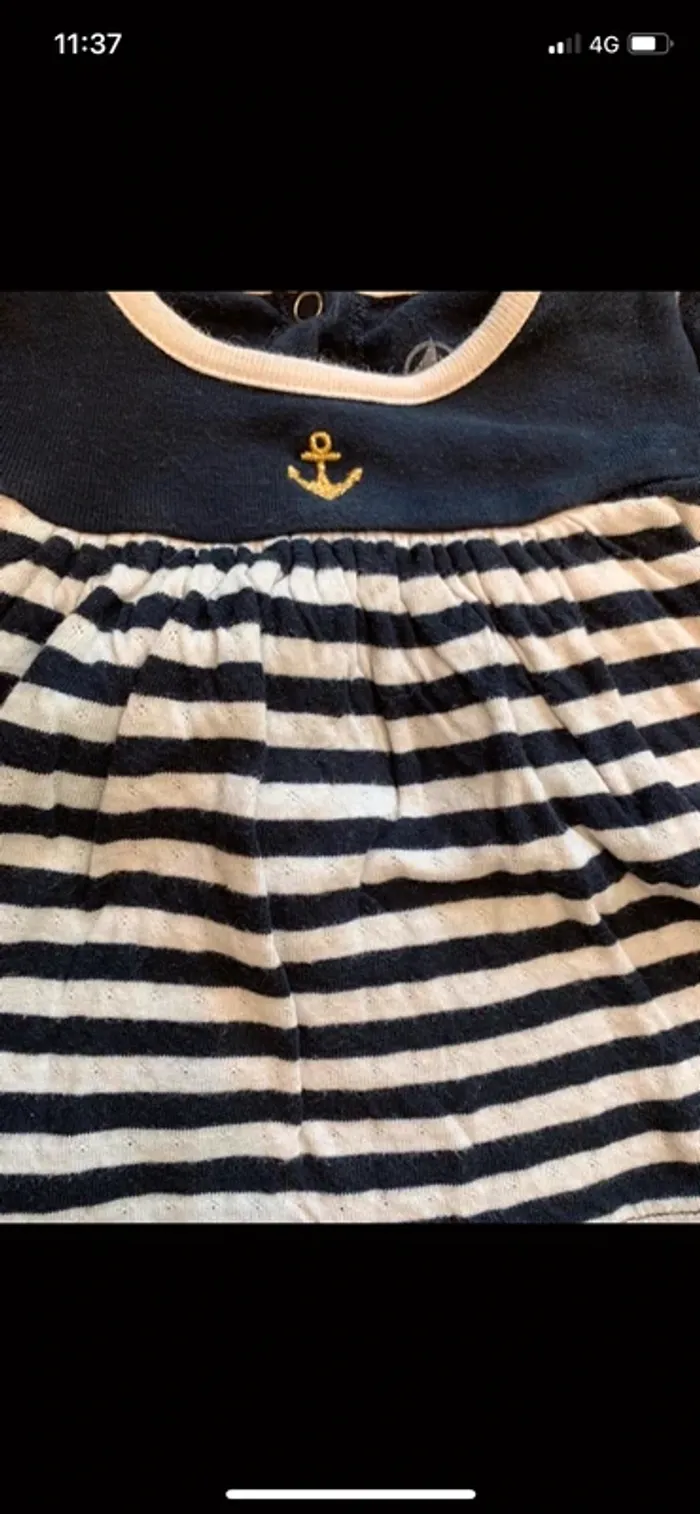 Combinaison petit bateau taille 12 mois - photo numéro 2