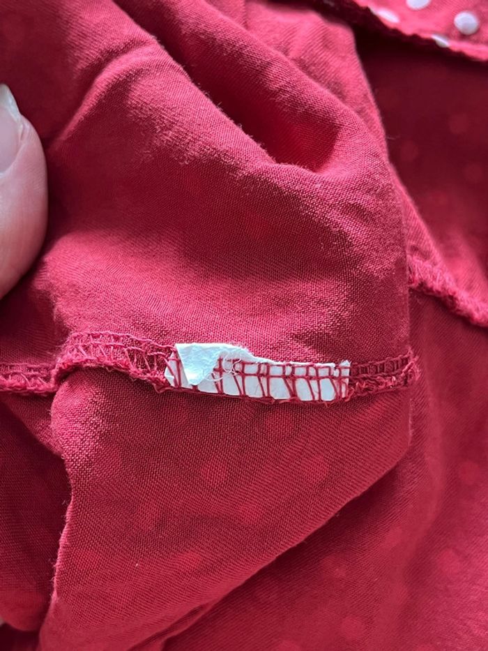 Robe fluide à pois rouge Jb Fashion - photo numéro 7