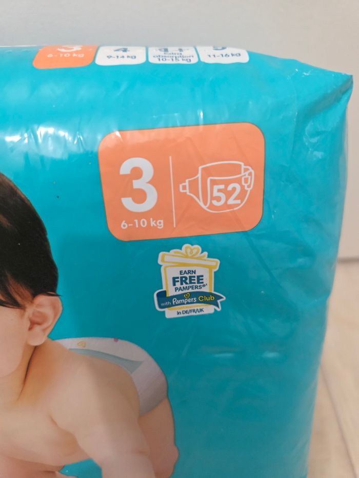 Couche pampers  taille 3 - photo numéro 2