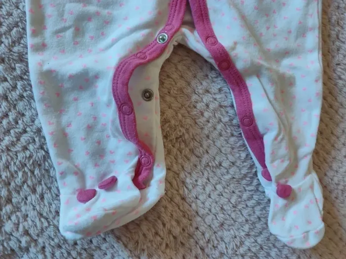 Pyjama rose et blanc Gémo 3 mois - photo numéro 3