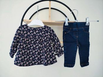 3 mois ensemble tape a l'oeil blouse et pantalon